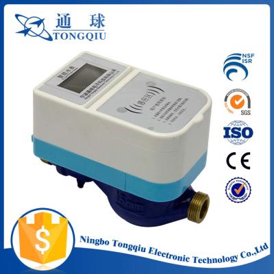 China High Quality Brass Casting Prepaid Water Meter With IC Card for sale