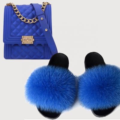 China Anti-smell mini bag sealer hairy slippers women slips purses and handbags sheepskin slippers pussy package for sale