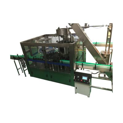 China Automatic food pet bottle small mango juice/tea hot liquid filling machine/capping production line for sale