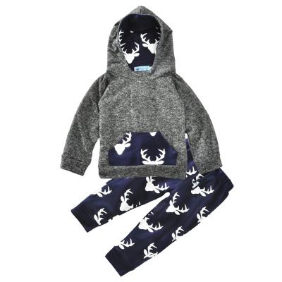 China Spring Autumn Baby Boy Clothes Suits Casual Babies Clothing Sets Kids Sweatshirts Sports Pants Set for sale