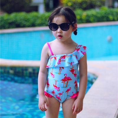 China New Children's Breathable Swimsuit Girls Soft and Cute One-Piece Swimsuit Sunscreen Swimsuit for sale