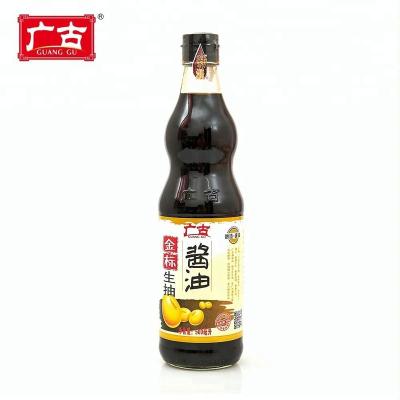 China Food Color China Food Traditional Delicious Soy Sauce 500ml Soy Sauce Without Preservative for sale