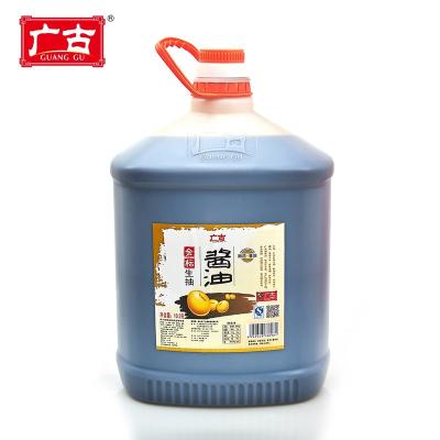 China For Cooking 10.2L Big Bottle Packing Top Light Soy Sauce For Dining Hall for sale