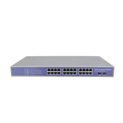 China Port POE 24 poe switch for hikvision dahua cctv poe ip camera for sale