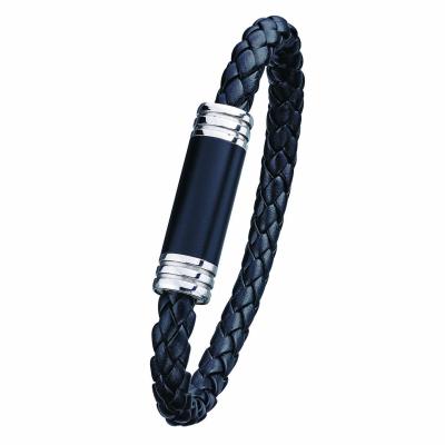 China Special FASHIONABLE Hot Sale Leather Stainless Seel Birthday Bracelet For Adult for sale