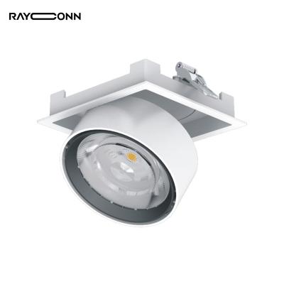 China EUROPEAN 220V Compact Ceiling Led Optional Diffuser Cover Recessed Lighting Kit Led Modular Flood Light for sale