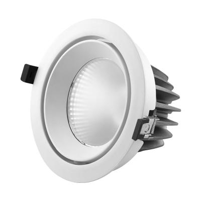 China EUROPEAN 18W 2200m LED 100mm IP20 downlight cutout with citizen chip around adjustable recessed LED downlight COB for sale