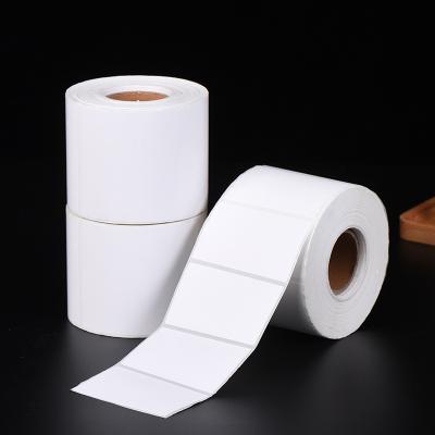 China Custom Printing Circle Stickers Waterproof Label Product Logo Stickers Thermal Blank Sheet for sale