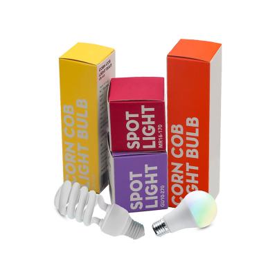 China Recyclable LED Bulb Box Customized Smart Light Packaging Box Printing Professional Custom Electrical Packaging for sale