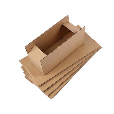 China Corrugated Shipping Kraft Box Printed Logo Brown Craft Boxes Recyclable Custom Packing Paper Box for sale