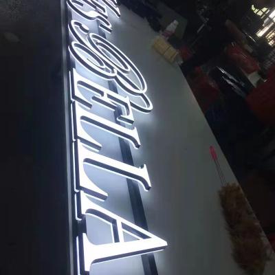 China Height Shine Interior Design Brand Billboard Architecture Sign Lit Led Signage Channel Letter Sign For Store Name for sale