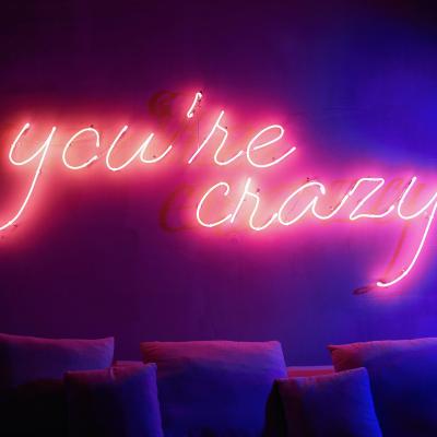 China Customized Long Lasting Lets Stay Home Wall Neon Sign Neon Sign Bar Neon Signs Manufacturer for sale