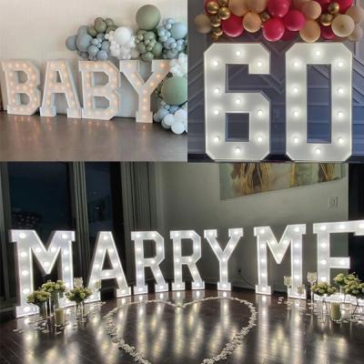 China Wholesale Size Sparkle Light Up Marquee Sign For Birthday Party Wedding Decoration Mini Marquee Letters for sale