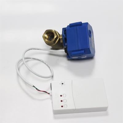 China Brass Valve Auto Shut Off Leak Detector Electric Leak and Drip Alert Sensitive Water Detection Device with Battery Holder for sale