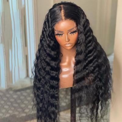 China Body Wave Hd Transparent Lace Frontal Wig, 13X6 Lace Front Human Hair Wigs With Baby Hair, Transparent Lace Front Wigs For Black Women for sale