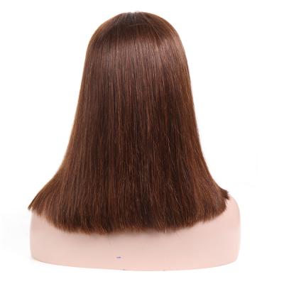 China Body Wave Factory Supply 8 Inch 10 Inch 12 Inch Short Curly 100% Hair Lead Wig for sale