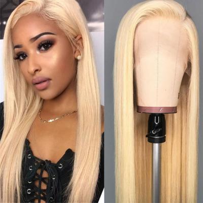 China Blonde Body Wave Xuchang Factory Full Lace Wig, No Chemical Virgin 613 Full Lace Wig Hair, Indian Straight Lace Headband 613 Wig Wigs for sale