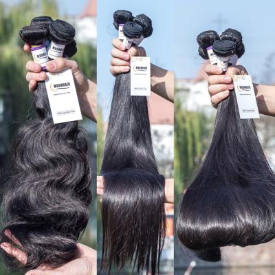 China Silky Straight Wave Drop Shipping 20 30 Inch 10A Grade Cuticle Aligned 150 100% Density Malaysian Curly Human Hair Bundles for sale