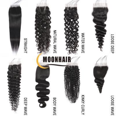 China Body Wave Drop Shipping Transparent HD Lace Closure With 613 And Brazilian Invisible Cuticle Aligned Hair Lace Closure Seller Pre Plucked HD for sale