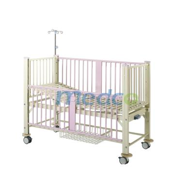 China MC102 Metal Hospital Manual Pediatric Children Bed Car Design for sale