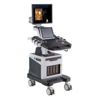 China Plastic Trolley Echo Echocardiography Ultrasound Color Doppler Ultrasound Trolley for sale