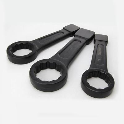 China Alloy Carbon Steel 41mm Multifunction Industrial Carbon Steel 45# DIN 7444 Satin End Flogging Ring Spanner With Factory Outlets Metric for sale