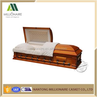 China American Style Professional American Style Casket Solid Wood Supplies for sale