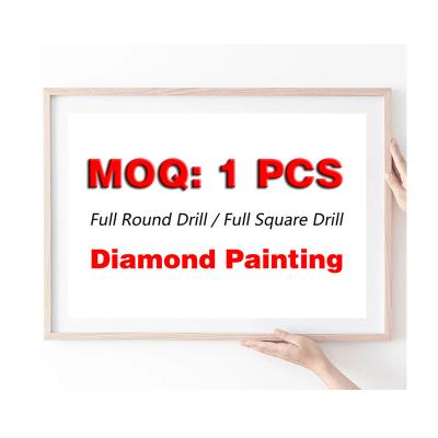 China Round and Square Home Diamond Painting Full Drill Diamond Painting DIY Pet Wedding Photo Decor Kit Private Custom Environmentally Friendly Baby for sale