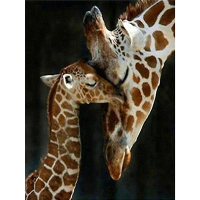 China Giraffe Environmental Friendly Pet Giraffe Cross Drill 5D Diamond Painting DIY Cross Stitch Kit Fashion Home Decor Custom Diamond Painting Embroidery for sale