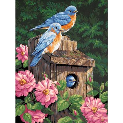 China Full Drill 5D Diamond Painting DIY Rose Flower Fashion Home Decor Diamond Painting Hand Embroidery Custom Environmental Friendly Bird Animal Birdcage for sale