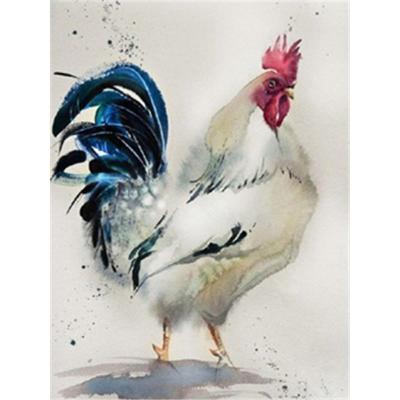 China Environmentally Friendly Round and Square Diamond Painting Rooster Diamond Embroidery Kit DIY Diamond Painting Animal Wall Painting Full Drill Embroidery Kit for sale