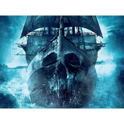 China Battleship Environmental Friendly Diamond Painting Pirate Ship Wall Painting Full Round and Square Diamond Painting Drill Embroidery Kit for sale