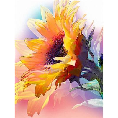 China Diy Diamond Painting 5d Full Drill Environmentally Friendly Diamond Art Mosaic Painting Sunflower Embroidery Handmade Gift Room Decor for sale