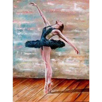 China Diy 5D Diamond Painting Dancing Girl Full Ballerina Drill 5D Diamond Art Mosaic Painting Embroidery Handmade Gift Room Decor Environmental Friendly for sale