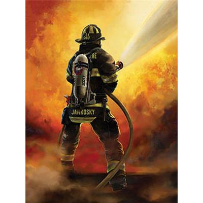 China Diamond Painting Firefighter Full Drill Diamond Art Painting Embroidery Living Home Decor Fireman Hero Cross Stitch Kit for sale