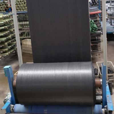 China China Manufacturer Factory Black 100% Sustainable Polypropylene Coated PP Woven Roll Fabric for sale