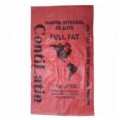 China GRS CE Recyclable Agricultural Packaging 25kg 50kg Polypropylene Woven Seed Feed Fertilizer PP Bag for sale