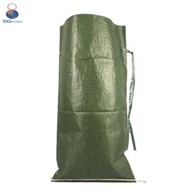 China Recyclable Vacuum Construction Polypropylene 25kg 50kg Large Anti-Slip PP Woven UV Sand Bags for sale