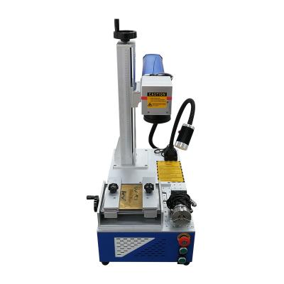 China Fiber Laser Marker CNC Fiber Laser Marking Machine Fiber Laser 20W 30W Raycus For Rings Metal Juwerly Thin Cutting for sale