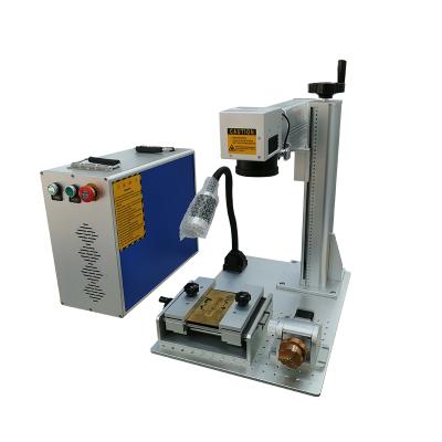 China Portable Laser Marking 10W 20W 30W 50W Laser Marker Fiber Laser Marking Machine For Metal Rotary Shaft Included for sale