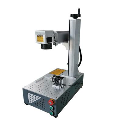 China Laser Marking China Raycus 20W 30W 110*110mm Slit Fiber Laser Marking Machine Metal Marking Laser Engraving Machine For Metal And Plastic Mark for sale