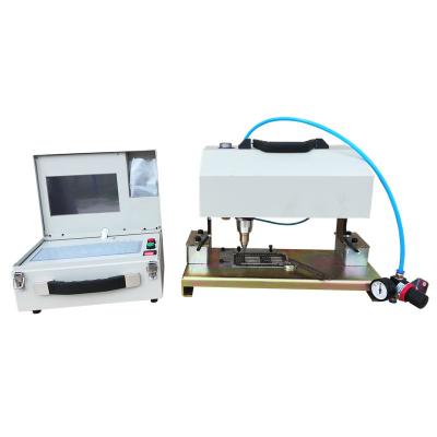 China All Kinds of Handheld Dot Peen Car Chassis VIN Number Marking Machine Pneumatic Dot Peen Marking Metal Name Tag Machine for sale