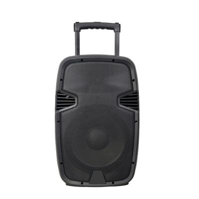 China 15 Inch 5 Bands EQ PA Speaker with Wireless Microphone,Handle,Rechargeable Battery Trolley Multifunctional Speakers LL-15A for sale