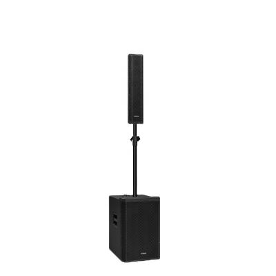 China MDF wooden box 12 inch active column speaker built with DSP nightclub sound system for sale