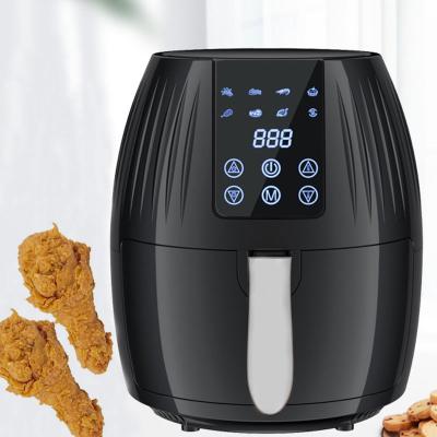 China Hotel Top Sale 5.5L Household Oil Free Hot Air Deep Fryer Bake Smart Multifunctional Detachable Roast Air Fryer Oven for sale