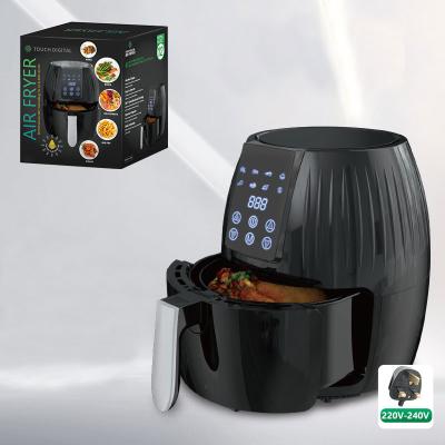 China Hotel Household 5.5L HOT Frying Bake Multifunctional Nonstick Hot Air Fryer Custom Oil Free Deep Fryer Roast for sale