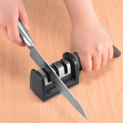 China Factory New Arrivals Commercial Professional Kitchen Knife Sharpener System Viable Manual Knife Sharpener for sale