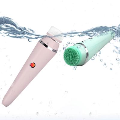 China Thoroughly Solvent Simple Design 3 Speed ​​Adjustable Facial Cleanser 4 In 1 Ultrasonic Facial Cleanser for sale