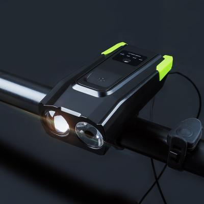 China Hot Selling Front Headlight Bicycle 2021Amazon USB Rechargeable ABS Bike Light Set Front Headlight And Back LED Rear Super Bright Bi for sale