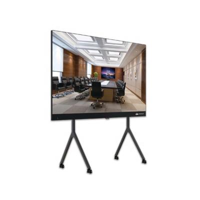 China 136inch 108inch 163inch Smart Led Screen Panel Indoor Interactive Mobile Flat Panel Stand Interactive Panel for sale